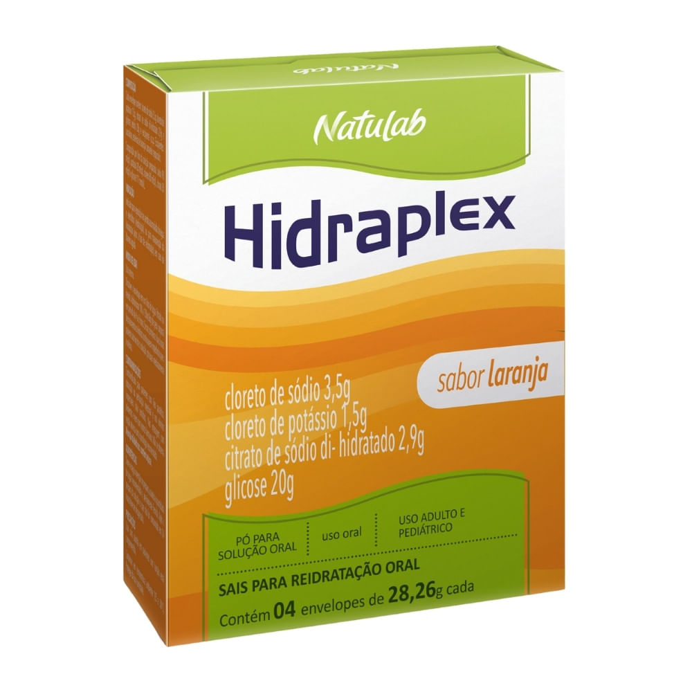 Hidraplex Laranja Com 4 Envelopes