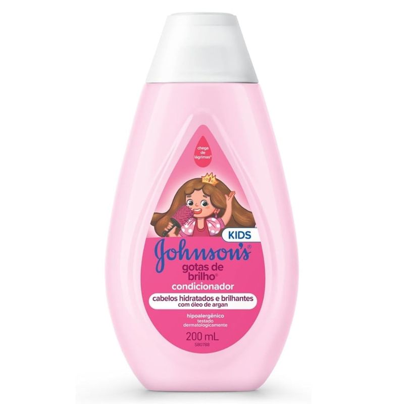 Condicionador Johnson's Kids Gotas De Brilho 200ml