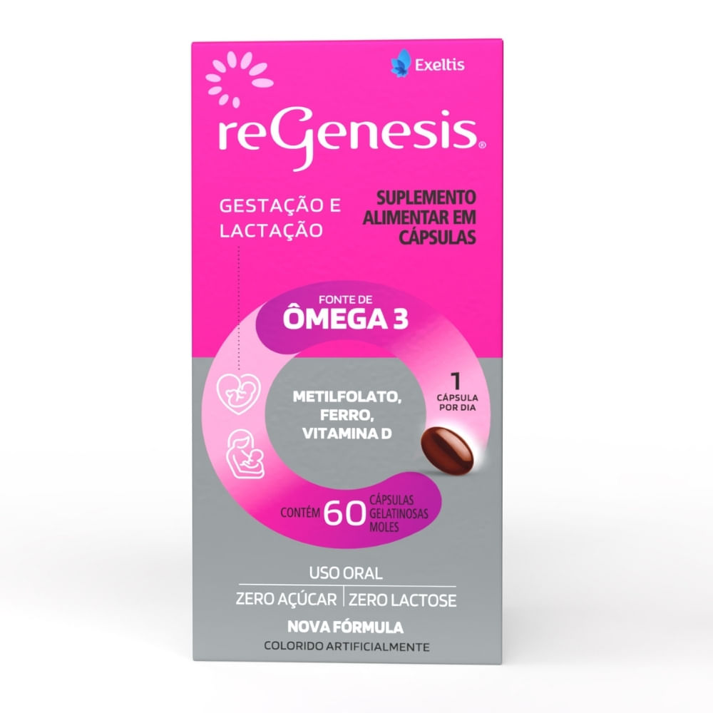 Regenesis Com 60 Cápsulas Gelatinosas Moles