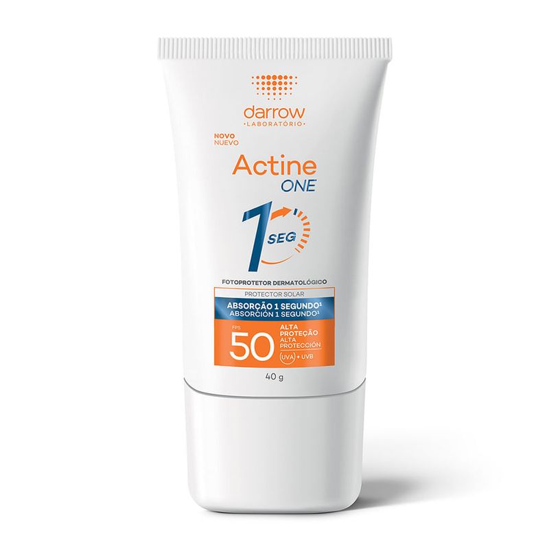 Protetor Solar Facial Dermatológico Darrow Actine One Sem Cor Fps50 40g Protetor Solar Facial Dermatologico Darrow Actine One Sem Cor Fps50 40g