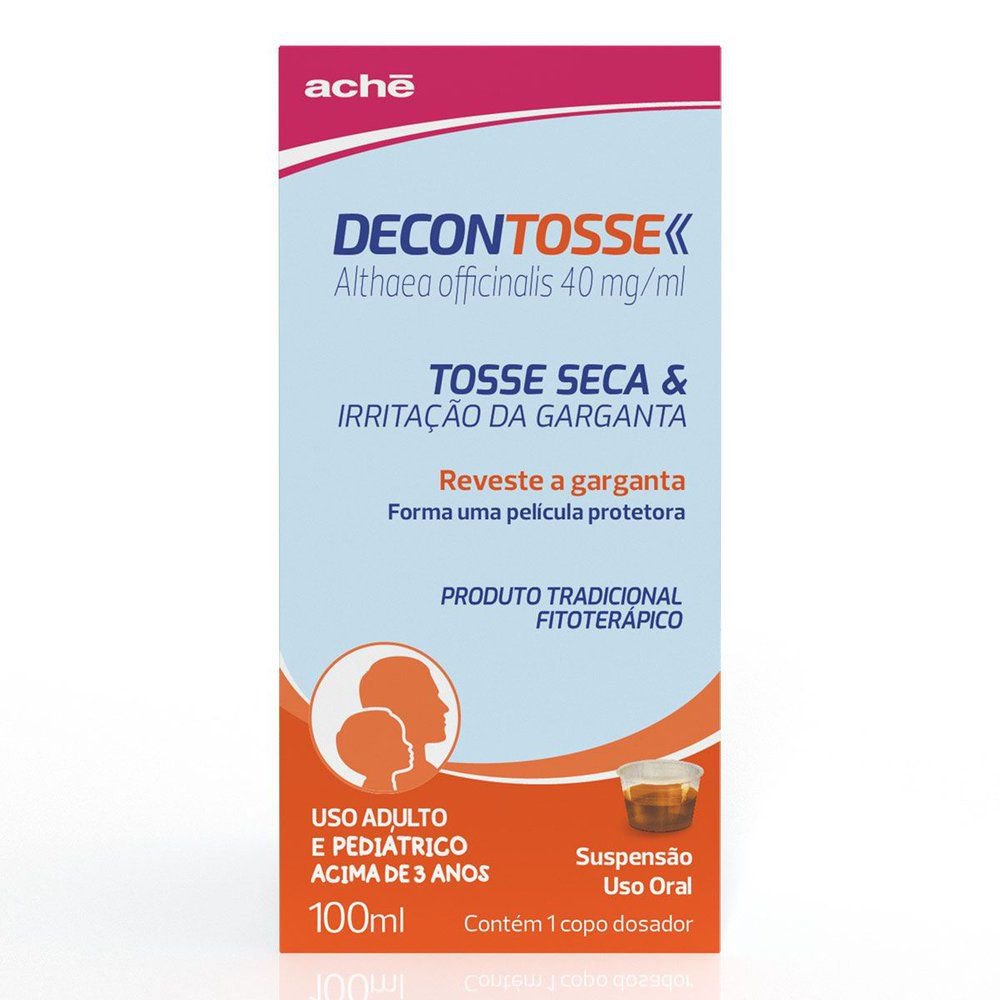 Decontosse Althaea Officinalis 40mg/ml Suspensão Oral 100ml + Copo Dosador