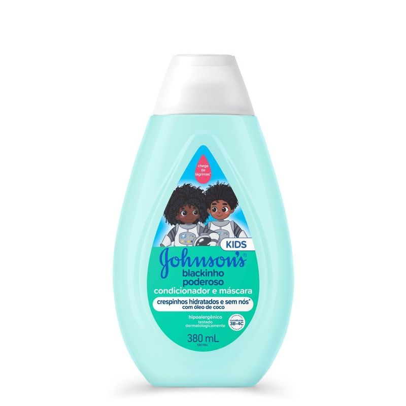 Condicionador E Máscara Johnson's Kids Blackinho Poderoso 380ml Condicionador E Mascara Johnson's Kids Blackinho Poderoso 380ml