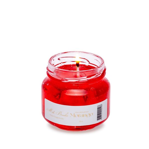 Vela Aromatica Mels Brushes Geleia De Frutas Morango 85gr
