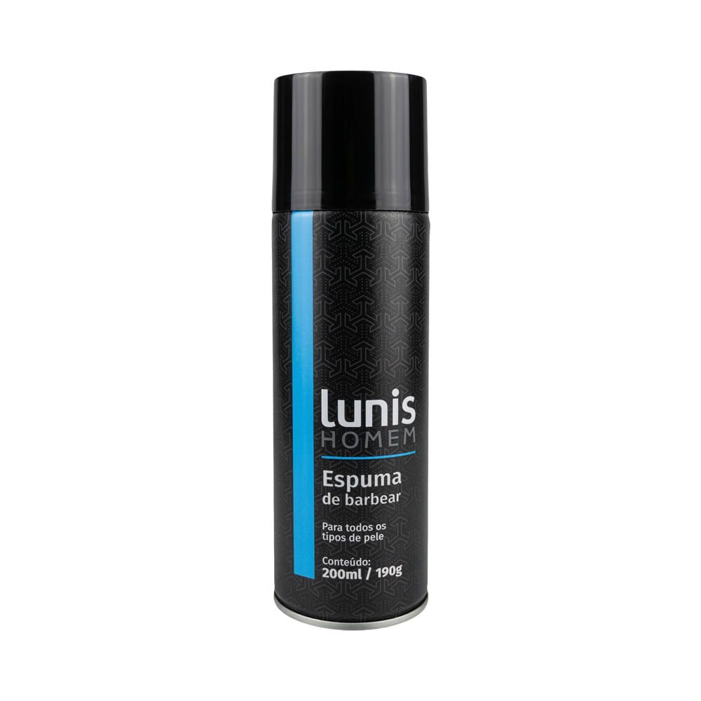 Espuma De Barbear Lunis Homem 190g