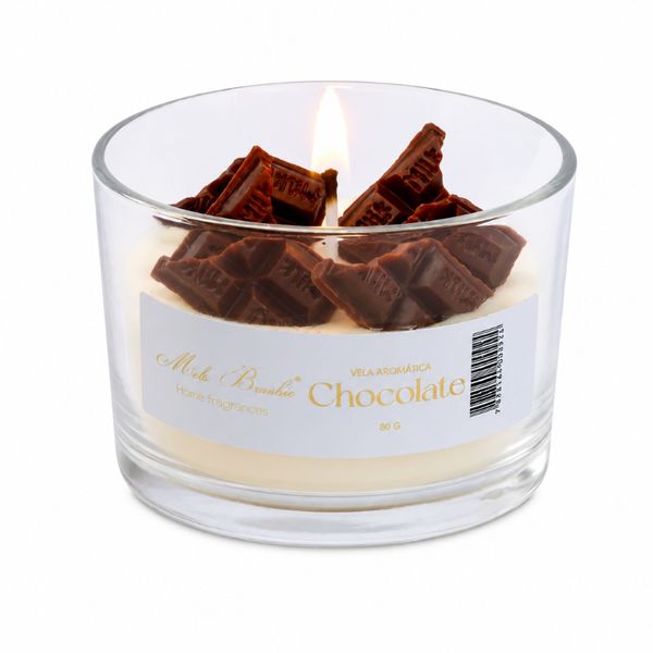 Vela Aromatica Mels Brushes Chocolate 80gr