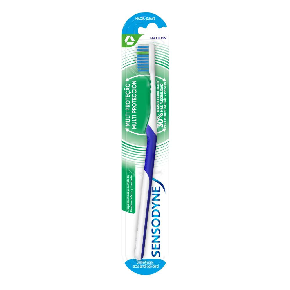 Sensodyne Escova De Dente Com Cerdas Macias Multiproteção Para Dentes Sensíveis