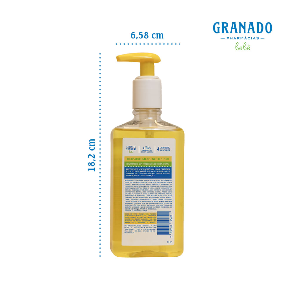 Sabonete Líquido De Glicerina Granado Infantil Tradicional 250ml — foto 5