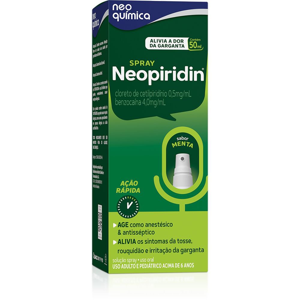 Neopiridin Spray para Garganta Neo Química 50ml — foto 2