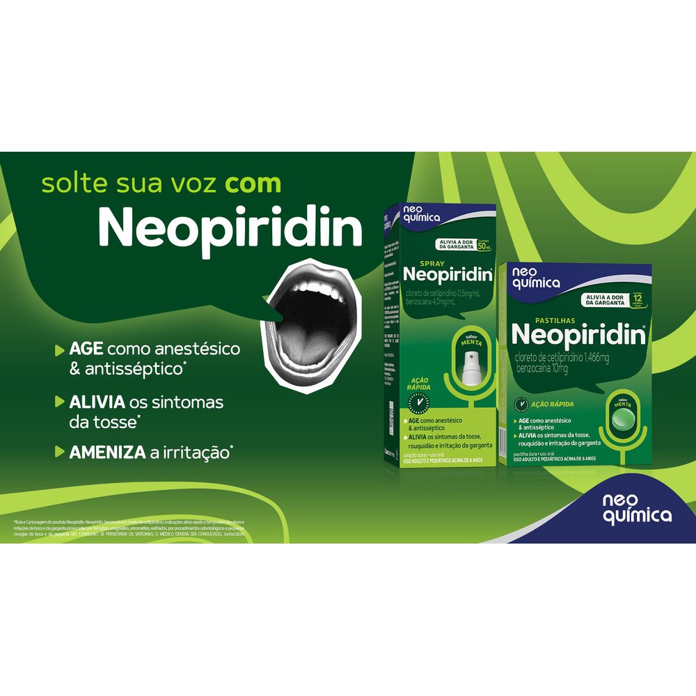 Neopiridin Spray para Garganta Neo Química 50ml — foto 4